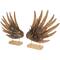 18" Gold Bird Wing Tabletop Sculpture Set